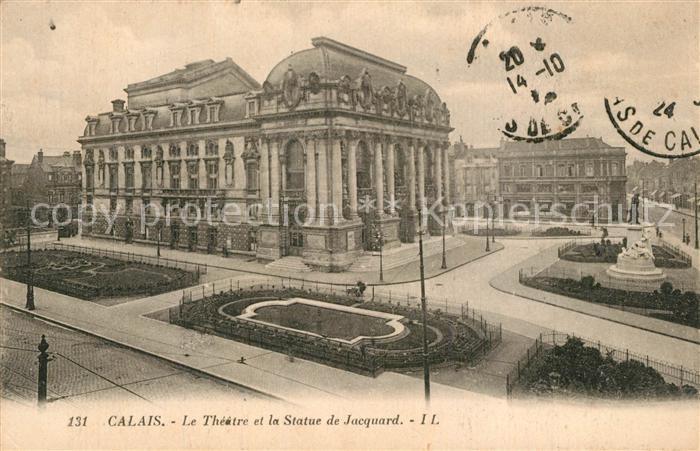 Calais Theatre Statue de Jacquard