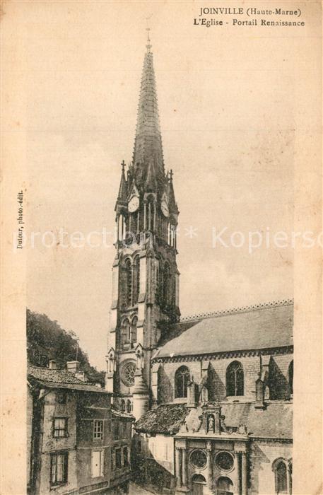 Joinville Haute-Marne Eglise Portail Rennaissance
