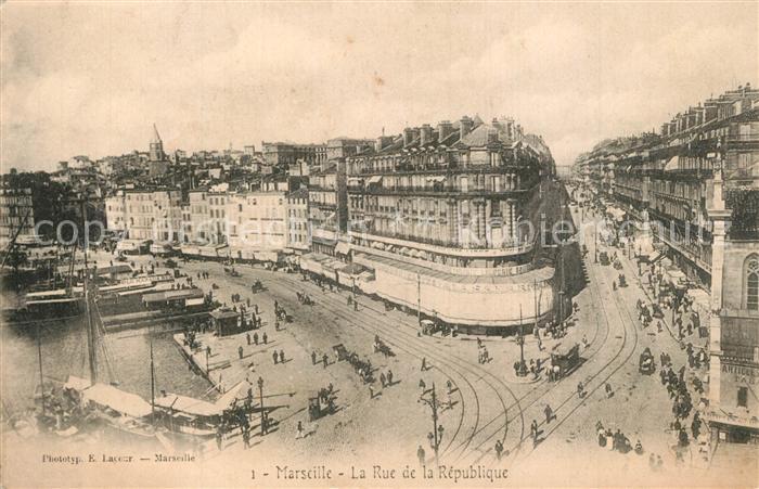 Marseille Bouches-du-Rhone Rue de la Republique