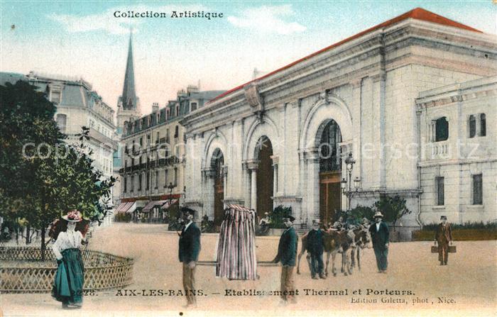 Aix-les-Bains Etablissement Thermal Porteurs
