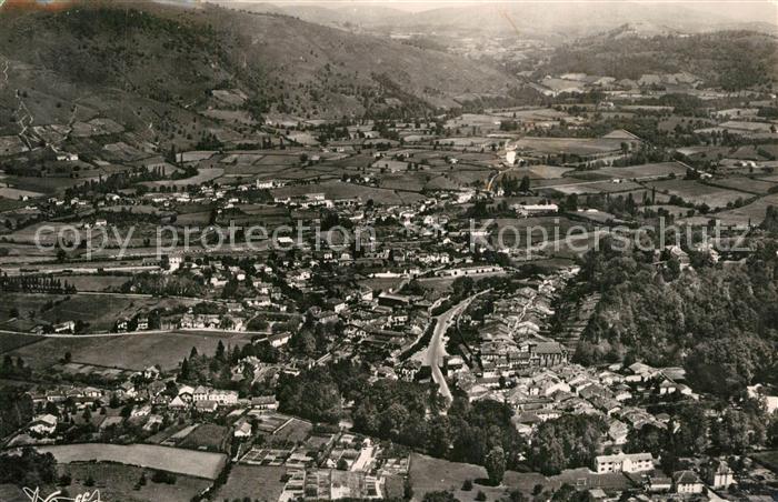 Saint-Jean-Pied-de-Port Vue aerienne Vallee de la Nive
