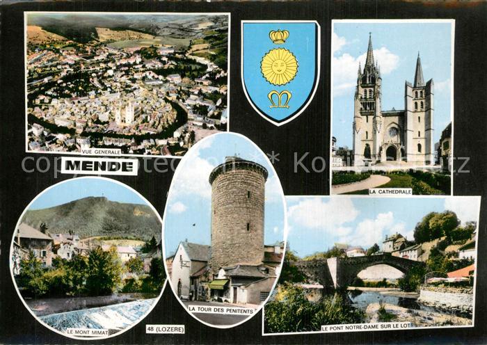 Mende Cathedrale Mont Mimat Point Notre-Dame sur le Lot