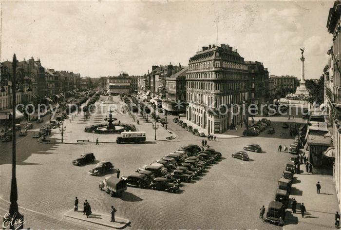 Bordeaux Allées de Tourny Maison Gobineau Monument des Girondins