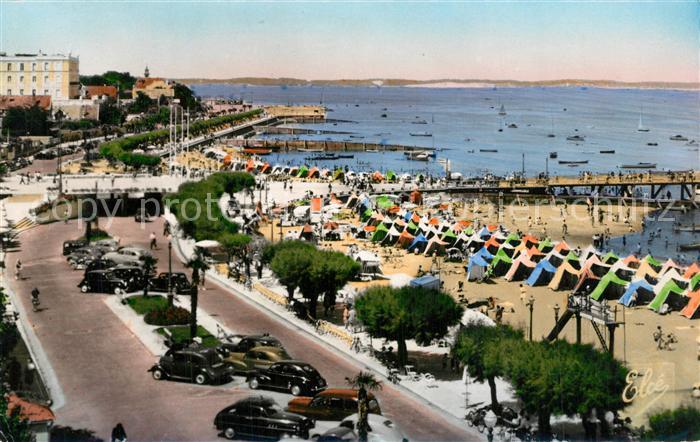 Arcachon Gironde La Plage Boulevards Promenade Passage Souterrain
