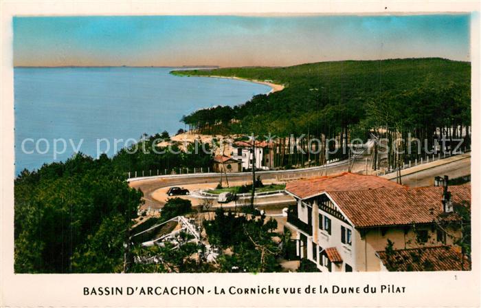 Bassin d Arcachon La Corniche vue de la Dune du Pilat