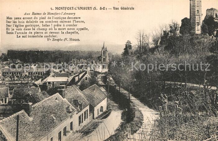 Montfort-l Amaury Vue Generale Ruines