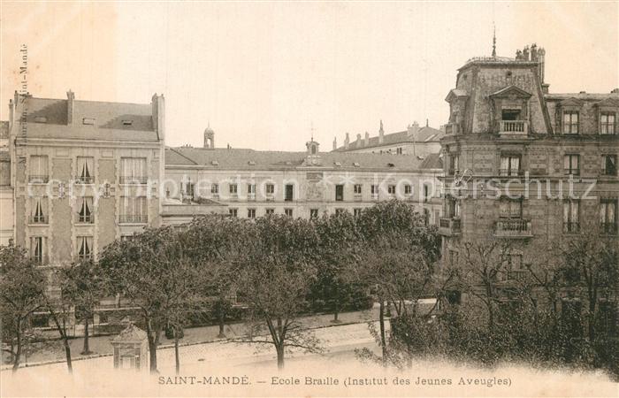 Saint-Mande Val-de-Marne Ecole Braille Institut des Jeunes Aveugles