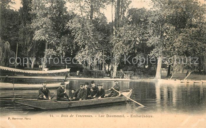 Bois de Vincennes Lac Daumesnil Embarcadère