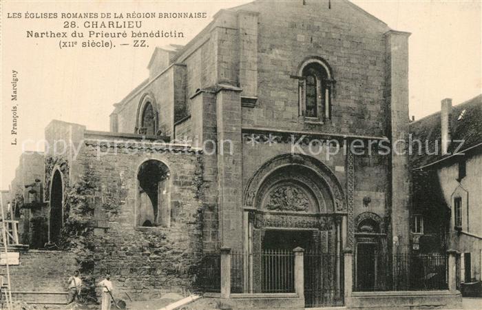 Charlieu Eglise Narthex du Prieuré bénédictin XIIe siècle
