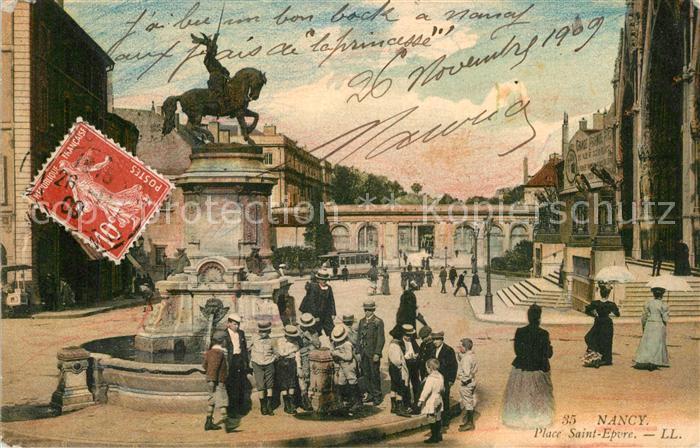 Nancy Lothringen Place Saint Epvre Monument