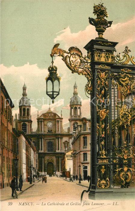 Nancy Lothringen Cathedrale et Grilles Jean Lamour