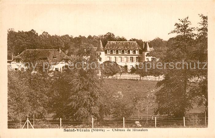 Saint-Verain Chateau de Jérusalem Schloss