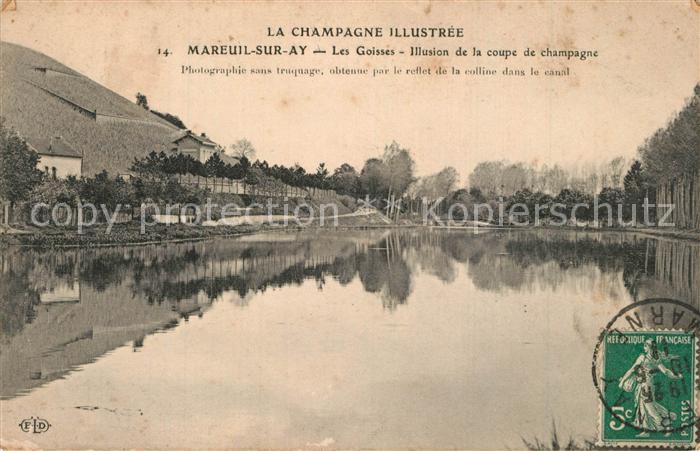 Mareuil-sur-Ay Les Goisses Illusion de la coupe de champagne