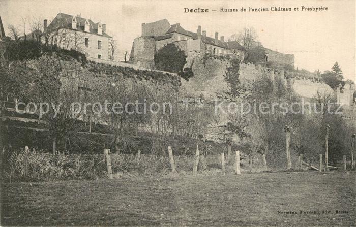 Decize Ruines de l'ancien Chateau et Presbytère