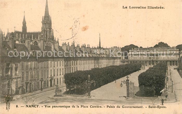 Nancy Lothringen Place Carrière Palais du Gouvernement