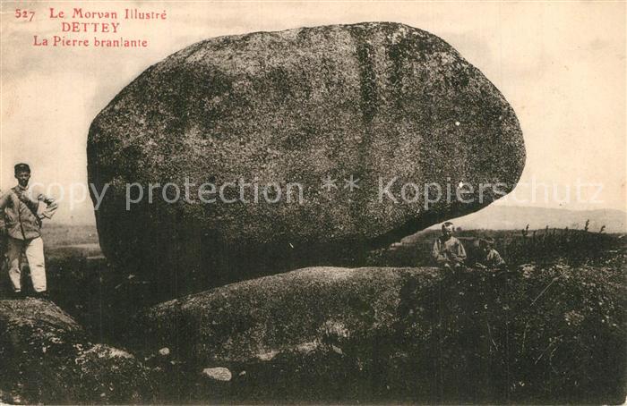 Dettey Collection Le Morvan illustré Pierre branlante
