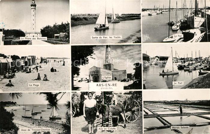 Ars-en-Re Phare des Baleines Yachts Pier Plage Eglise Port Anse de Trousse Chemi