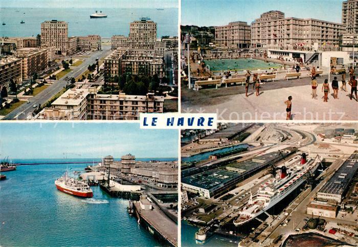 Le Havre Porte Océane Piscine Club Nautique Havrais Départ du Car Ferry