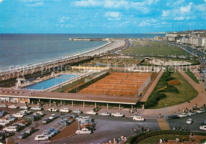 Dieppe 76 Piscine Plage vue aérienne
