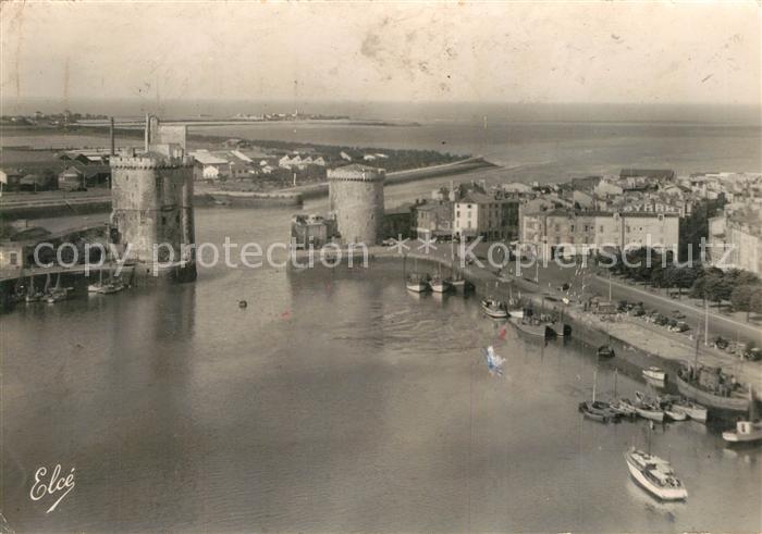 La Rochelle Charente-Maritime Le port et les deux Tours vue aérienne