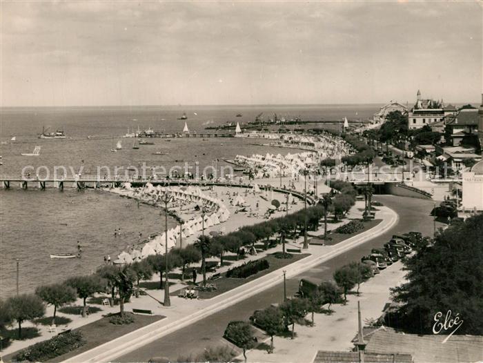 Arcachon Gironde La plage et les Boulevards Promenade