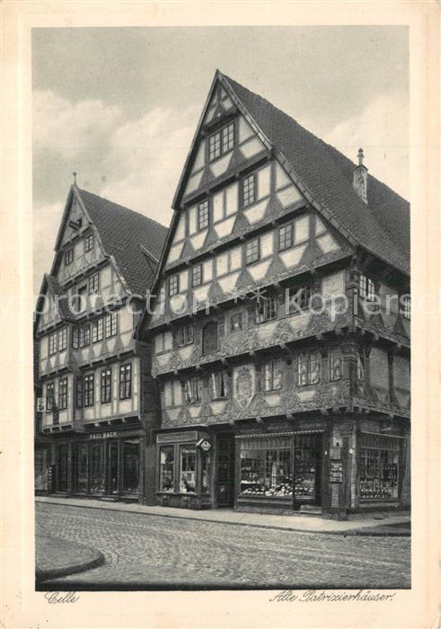 Celle Niedersachsen Alte Patrizierhaeuser