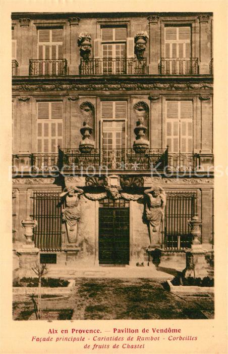 Aix-en-Provence Pavillon de Vendome Facade principale