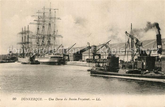 Duenkirchen Dunkerque Une Darse du Bassin Freycinet