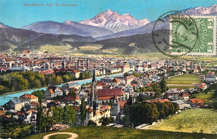 Innsbruck mit Serlesspitze