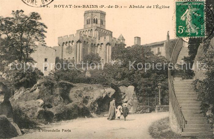 Royat les Bains Abside de l'Eglise