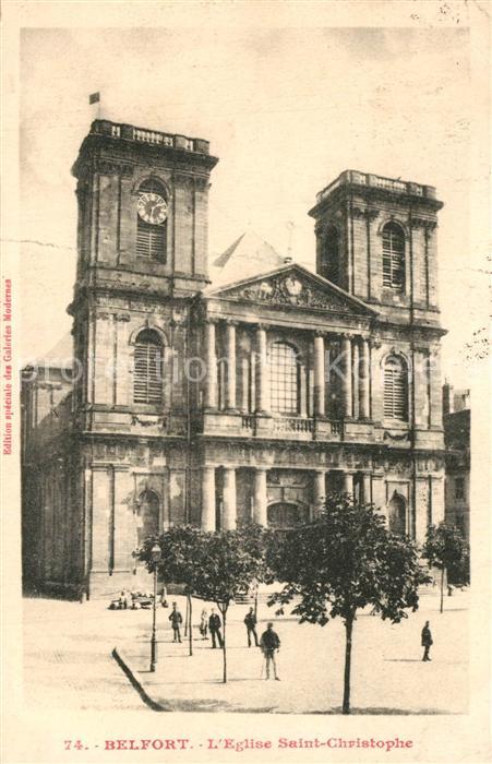 Belfort Alsace Eglise Saint Christophe