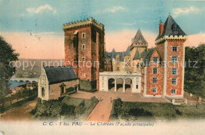 Pau 64 Le Chateau Facade principale