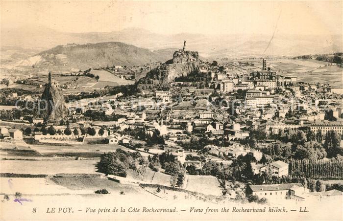 Le Puy-en-Velay Vue prise de la Cote Rochearnaud