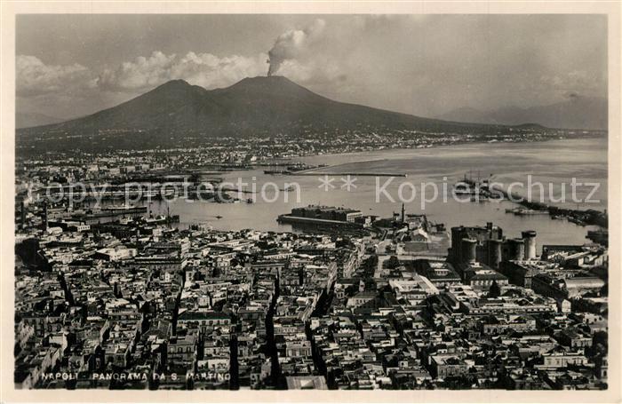 Napoli Neapel Panorama da San Martino