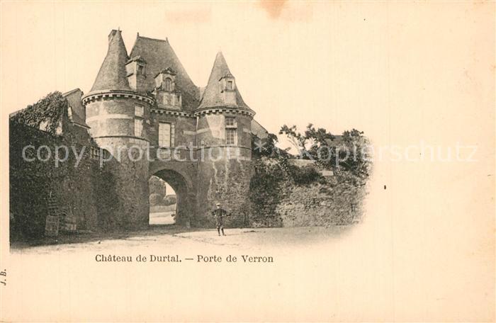 Durtal Chateau de Durtal Porte de Verron