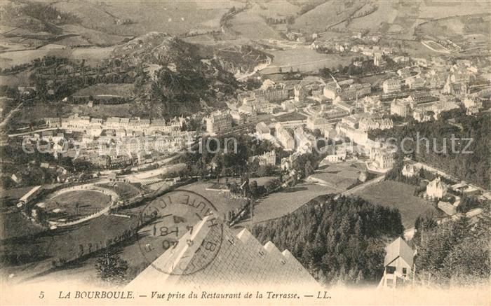 La Bourboule Vue prise du Restaurant de la Terrasse