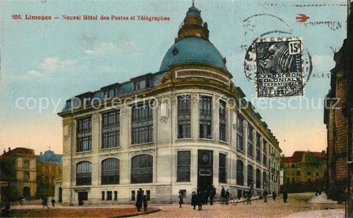 Limoges Haute Vienne Nouvel Hotel des Postes et Telegraphes