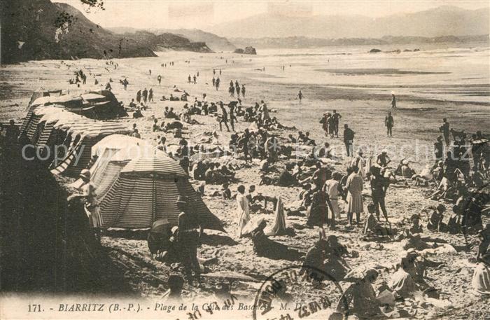 Biarritz Pyrenees Atlantiques Plage de la Cote des Basques