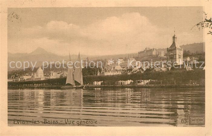 Evian-les-Bains Haute Savoie Vue generale