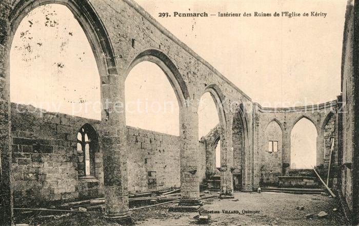 Penmarch Interieur des Ruines de l’Eglise de Ker