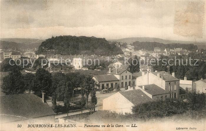 Bourbonne-les-Bains Panorama vu de la Gare