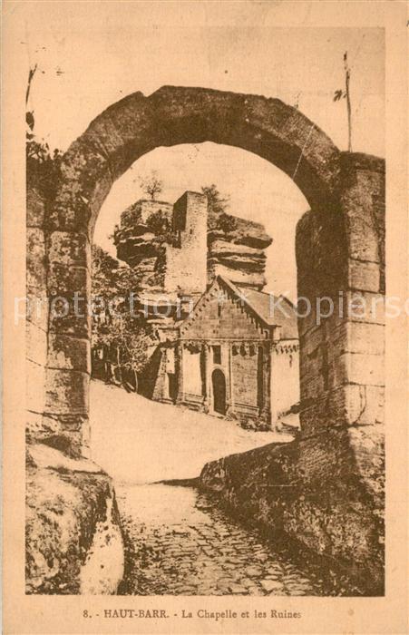 Barr Bas-Rhin La Chapelle et les Ruines