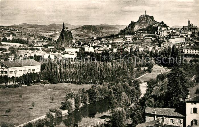 Le Puy-en-Velay Vue generale prise du Rocher d Espaly