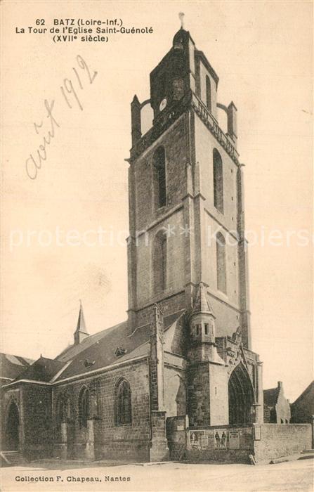 Batz-sur-Mer La Tour de l’Eglise Saint Guenole