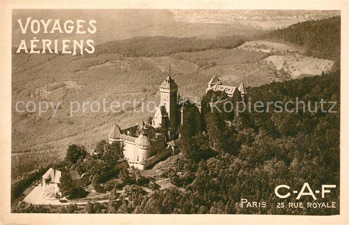 Hohkoenigsburg Haut-Koenigsbourg Fliegeraufnahme Hohkönigsburg