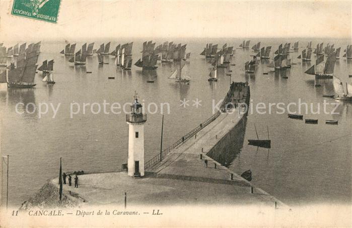 Cancale Depart de la Caravane