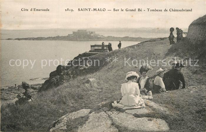 Saint-Malo 35 Sur le Grand Be Tombeau de Chateaubriand