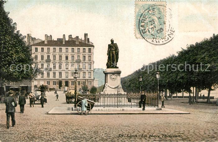 Lyon France La place Tholozan