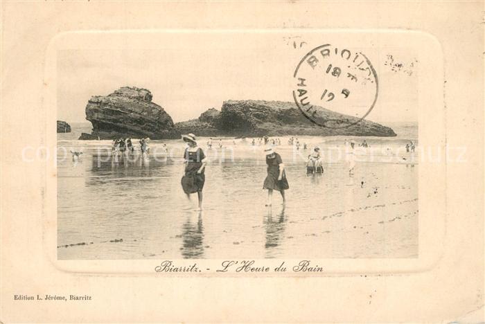 Biarritz Pyrenees Atlantiques Heure du Bain