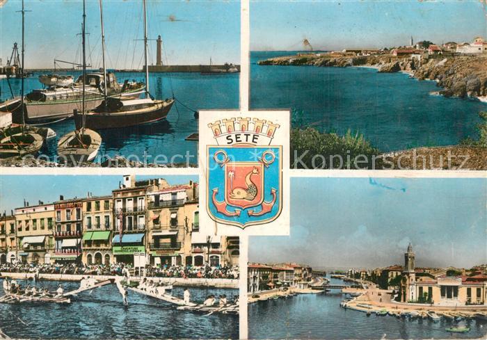 Sete Cette Le Port Vue partielle